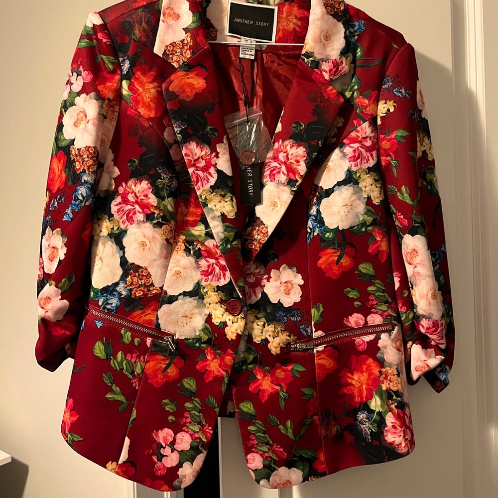 Patterned Blazer